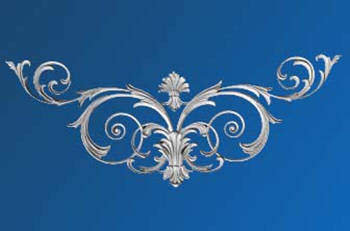 Phù điêu tường nhẹ nhàng thanh mảnh